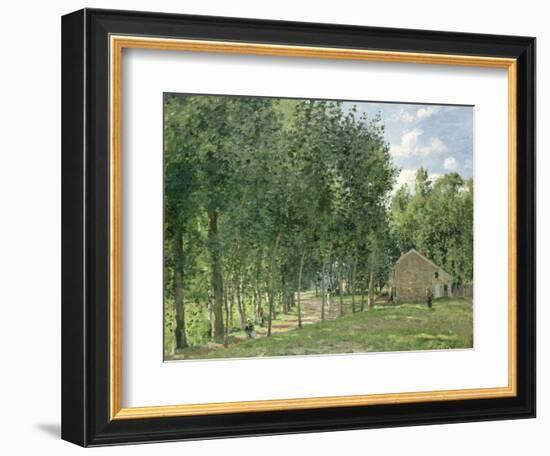 The House in the Forest, 1872-Camille Pissarro-Framed Giclee Print