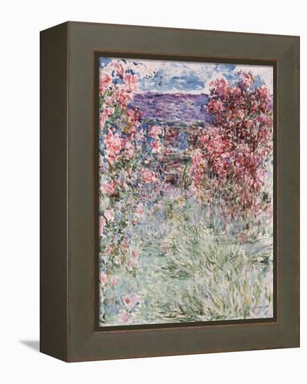The House in the Roses, 1925-Claude Monet-Framed Premier Image Canvas