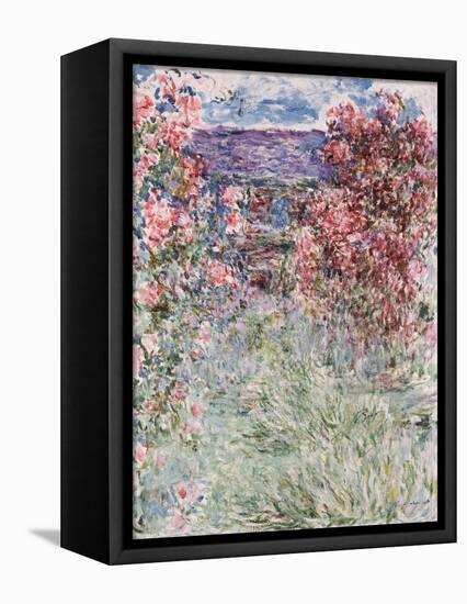 The House in the Roses, 1925-Claude Monet-Framed Premier Image Canvas