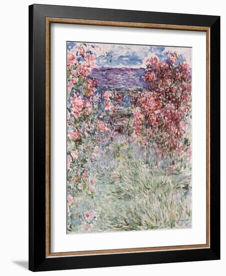 The House in the Roses, 1925-Claude Monet-Framed Giclee Print