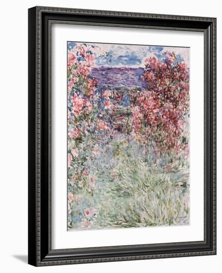 The House in the Roses, 1925-Claude Monet-Framed Giclee Print