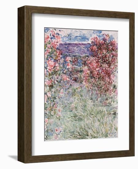 The House in the Roses, 1925-Claude Monet-Framed Giclee Print