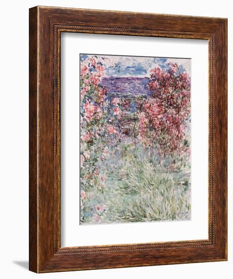 The House in the Roses, 1925-Claude Monet-Framed Giclee Print