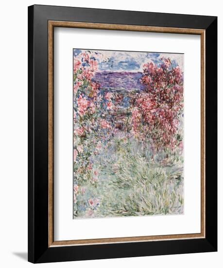 The House in the Roses, 1925-Claude Monet-Framed Giclee Print