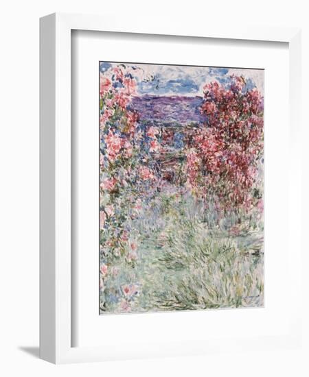 The House in the Roses, 1925-Claude Monet-Framed Giclee Print