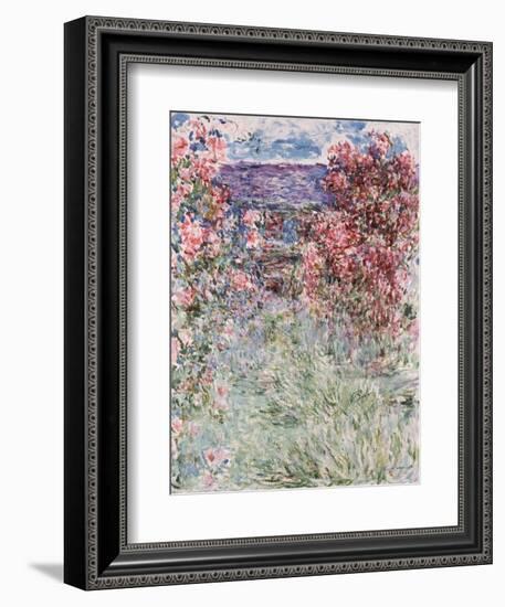 The House in the Roses, 1925-Claude Monet-Framed Giclee Print