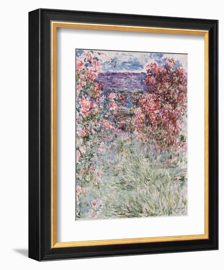 The House in the Roses, 1925-Claude Monet-Framed Giclee Print