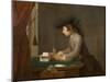 The House of Cards, 1735-Jean-Baptiste Simeon Chardin-Mounted Giclee Print