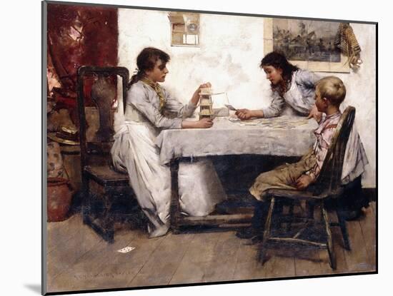 The House of Cards, 1888-Albert Chevallier Tayler-Mounted Giclee Print
