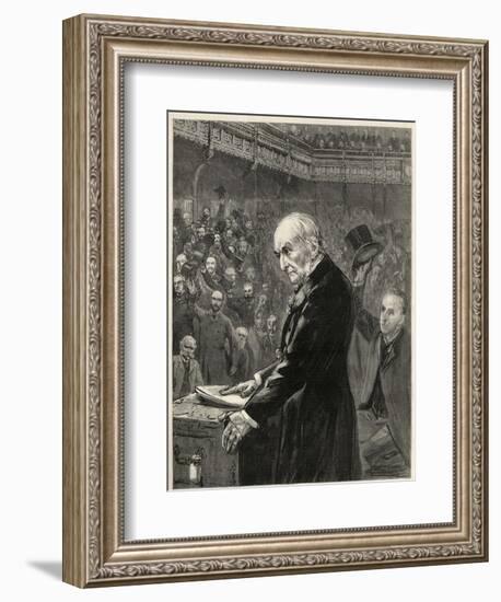 The House of Commons, February 13th 1893-English School-Framed Giclee Print