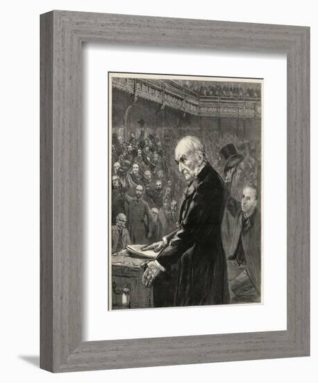 The House of Commons, February 13th 1893-English School-Framed Giclee Print