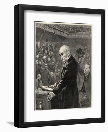 The House of Commons, February 13th 1893-English School-Framed Giclee Print