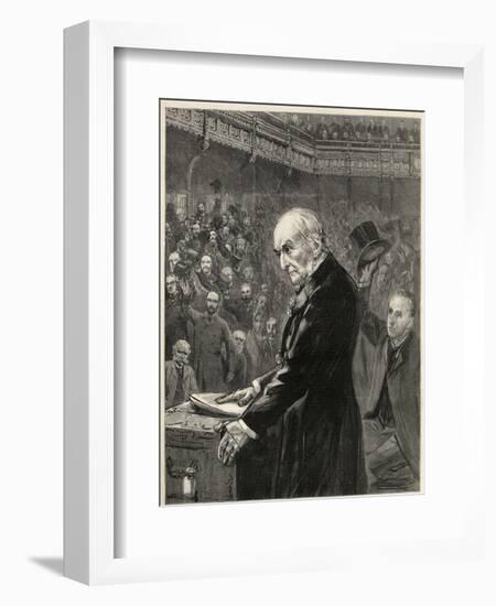 The House of Commons, February 13th 1893-English School-Framed Giclee Print