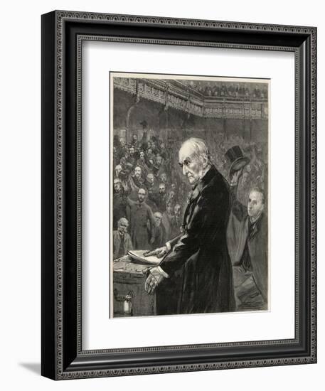 The House of Commons, February 13th 1893-English School-Framed Giclee Print