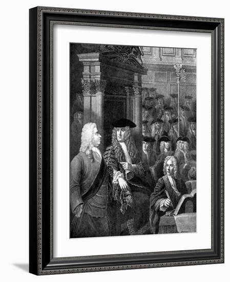 The House of Commons in Sir Robert Walpole's Administration-William Hogarth-Framed Giclee Print