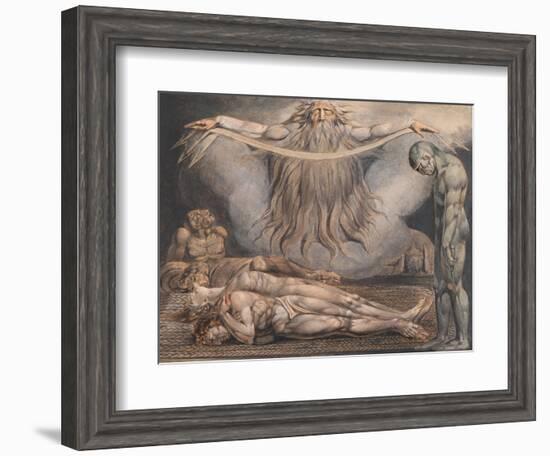 The House of Death-William Blake-Framed Giclee Print