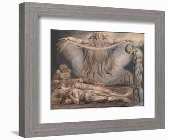 The House of Death-William Blake-Framed Giclee Print