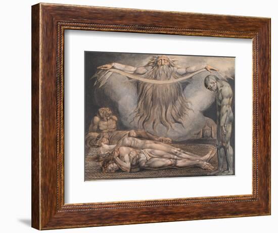 The House of Death-William Blake-Framed Giclee Print