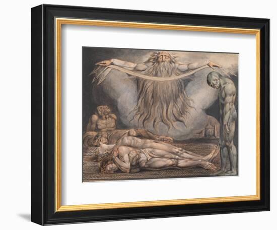 The House of Death-William Blake-Framed Giclee Print