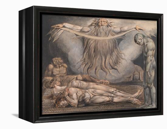 The House of Death-William Blake-Framed Premier Image Canvas