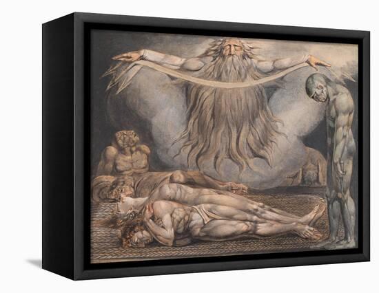 The House of Death-William Blake-Framed Premier Image Canvas