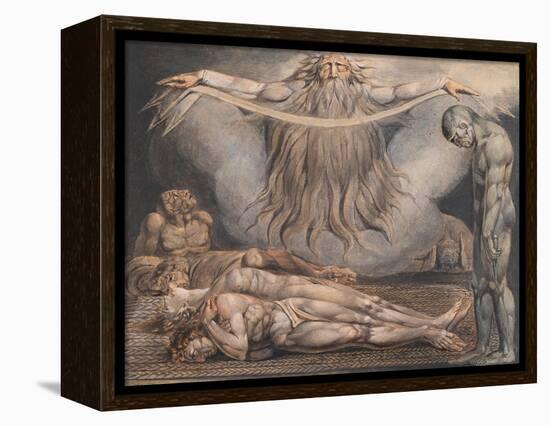 The House of Death-William Blake-Framed Premier Image Canvas