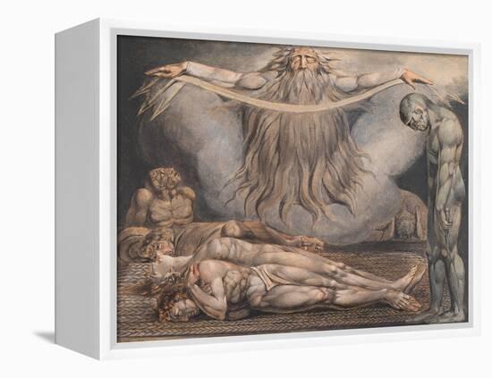 The House of Death-William Blake-Framed Premier Image Canvas