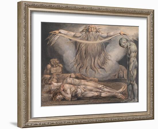 The House of Death-William Blake-Framed Giclee Print