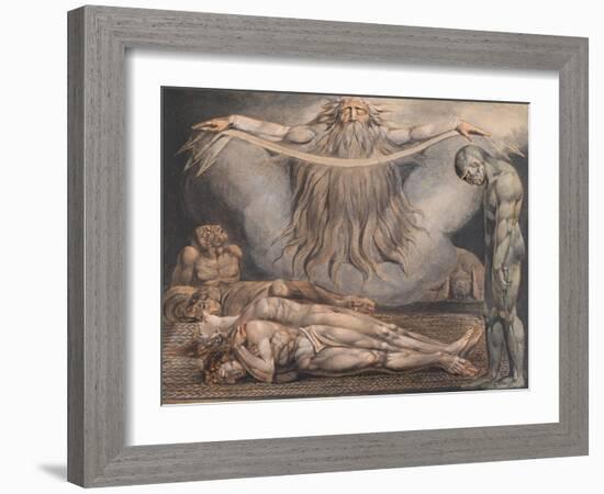 The House of Death-William Blake-Framed Giclee Print