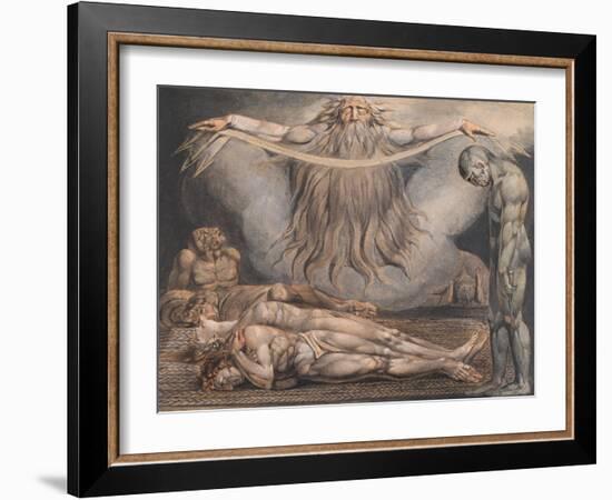 The House of Death-William Blake-Framed Giclee Print