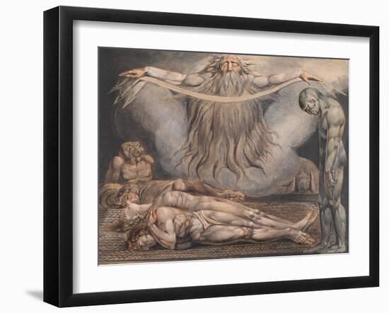 The House of Death-William Blake-Framed Giclee Print