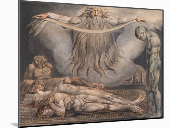 The House of Death-William Blake-Mounted Giclee Print