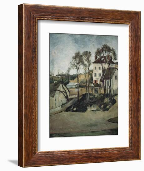 The House of Doctor Gachet at Auvers, 1873-Paul Cézanne-Framed Giclee Print