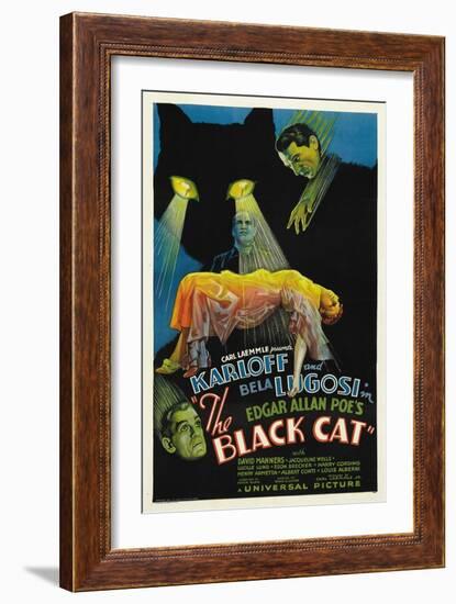 The House of Doom, 1934, "The Black Cat" Directed by Edgar Ulmer-null-Framed Giclee Print