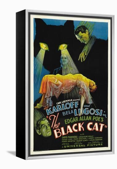 The House of Doom, 1934, "The Black Cat" Directed by Edgar Ulmer-null-Framed Premier Image Canvas