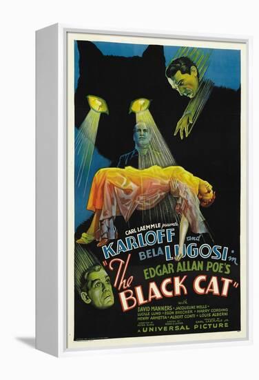 The House of Doom, 1934, "The Black Cat" Directed by Edgar Ulmer-null-Framed Premier Image Canvas