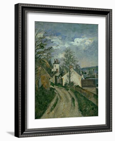 The House of Dr. Gachet at Auvers, circa 1873-Paul Cézanne-Framed Giclee Print