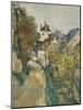 The House of Dr. Gachet in Auvers-sur-Oise, 1872-3-Paul Cezanne-Mounted Giclee Print