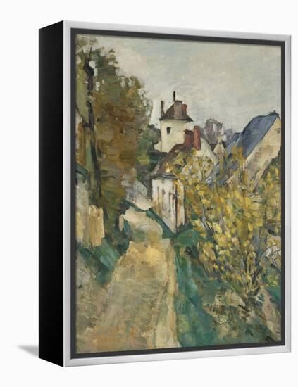 The House of Dr. Gachet in Auvers-sur-Oise, 1872-3-Paul Cezanne-Framed Premier Image Canvas
