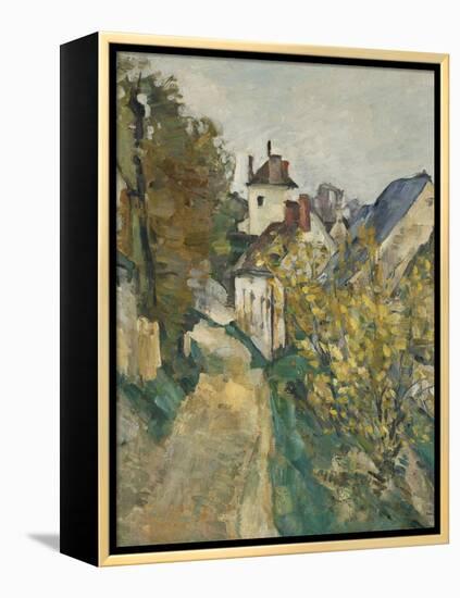 The House of Dr. Gachet in Auvers-sur-Oise, 1872-3-Paul Cezanne-Framed Premier Image Canvas