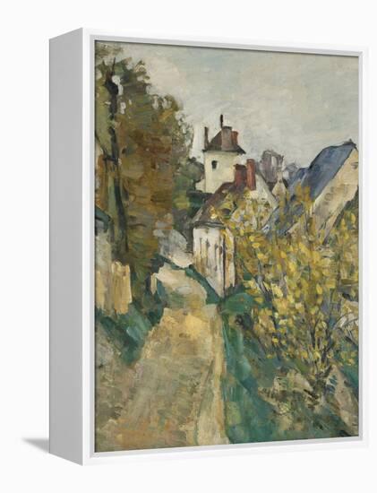 The House of Dr. Gachet in Auvers-sur-Oise, 1872-3-Paul Cezanne-Framed Premier Image Canvas