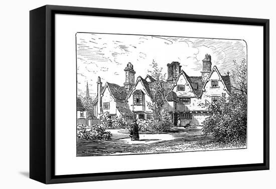 The House of Dr John Hall, Statford-Upon-Avon, Warwickshire, 1885-Edward Hull-Framed Premier Image Canvas