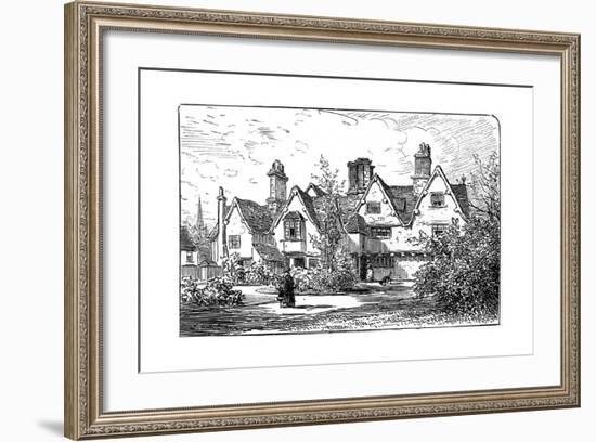 The House of Dr John Hall, Statford-Upon-Avon, Warwickshire, 1885-Edward Hull-Framed Giclee Print