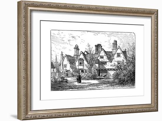 The House of Dr John Hall, Statford-Upon-Avon, Warwickshire, 1885-Edward Hull-Framed Giclee Print