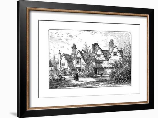The House of Dr John Hall, Statford-Upon-Avon, Warwickshire, 1885-Edward Hull-Framed Giclee Print