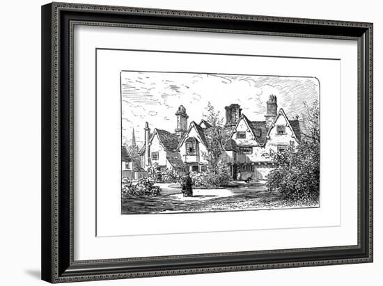 The House of Dr John Hall, Statford-Upon-Avon, Warwickshire, 1885-Edward Hull-Framed Giclee Print