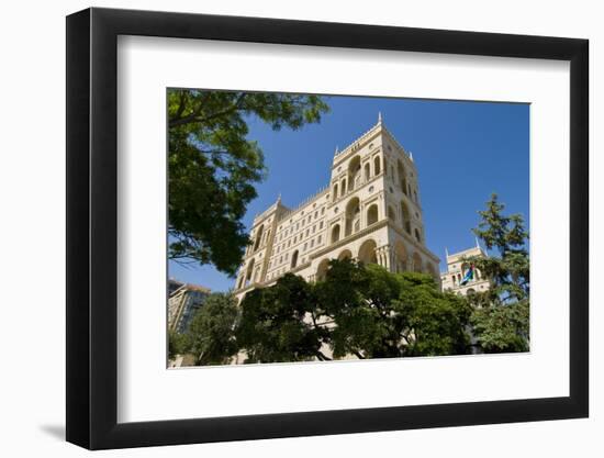 The House of Government, Baku, Azerbaijan-Michael Runkel-Framed Photographic Print