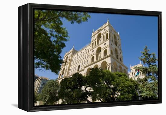 The House of Government, Baku, Azerbaijan-Michael Runkel-Framed Premier Image Canvas