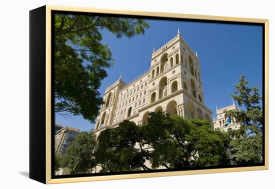 The House of Government, Baku, Azerbaijan-Michael Runkel-Framed Premier Image Canvas