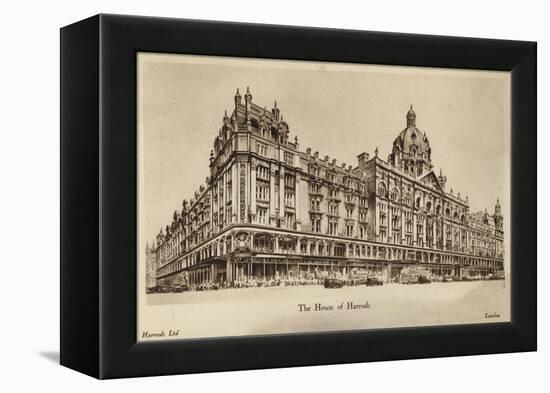 The House of Harrods, London-null-Framed Premier Image Canvas